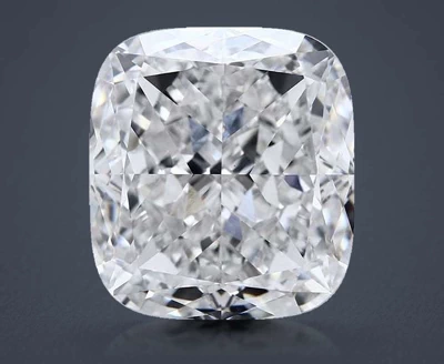 22.07ct E VVS2 Very Good Cut Cushion Lab Grown Diamond
