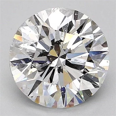 3.01ct D SI2 Very Good Cut Round Diamond