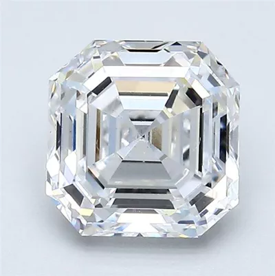 2.05ct D VS2 Very Good Cut Asscher Diamond