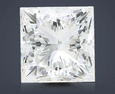 10.10ct F VS1 Rare Carat Ideal Cut Princess Lab Grown Diamond