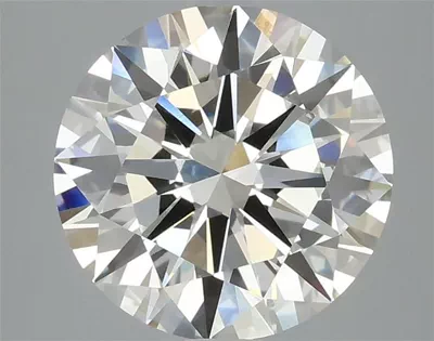 3.14ct H VVS2 Rare Carat Ideal Cut Round Lab Grown Diamond