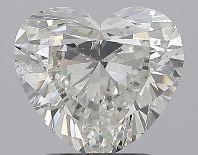 2.00ct J SI2 Rare Carat Ideal Cut Heart Diamond