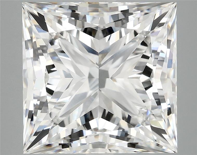7.79ct E VVS2 Rare Carat Ideal Cut Princess Lab Grown Diamond