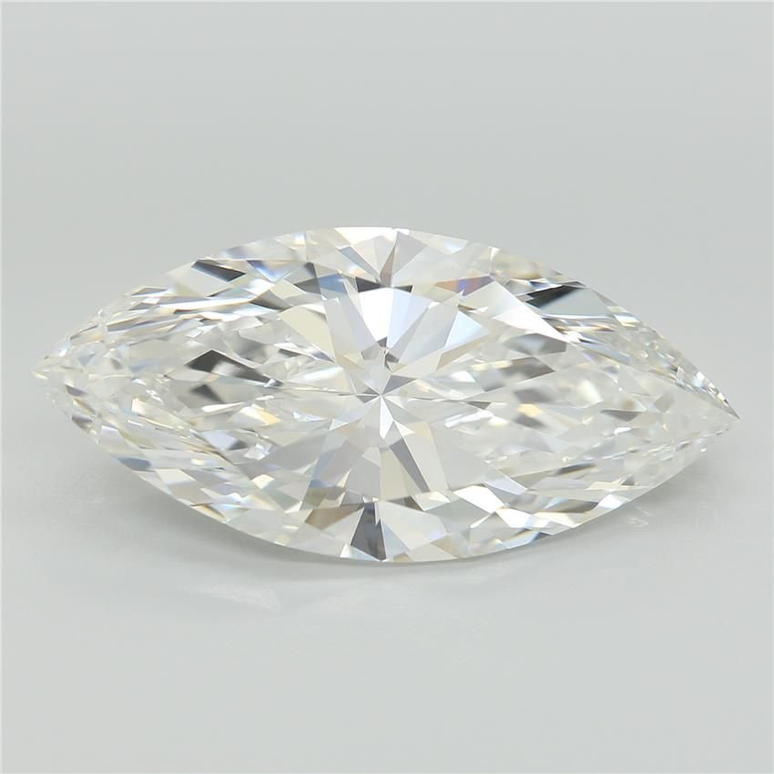 6.12ct E VVS2 Rare Carat Ideal Cut Marquise Lab Grown Diamond