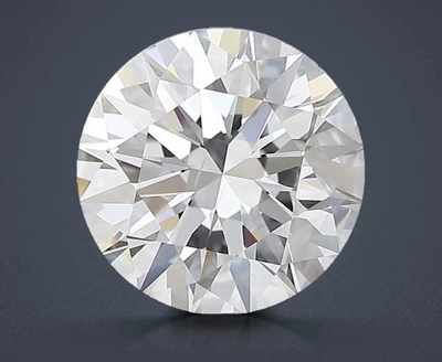 3.06ct D SI1 Rare Carat Ideal Cut Round Diamond