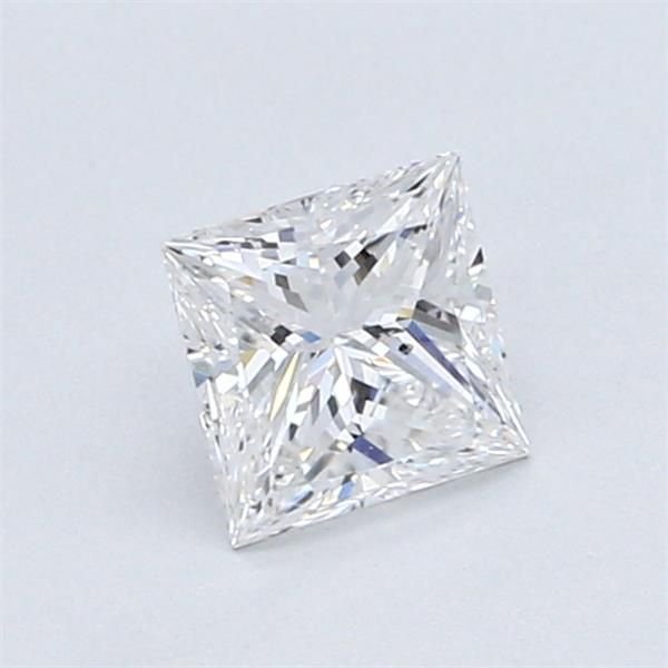 0.57ct D SI2 Rare Carat Ideal Cut Princess Diamond