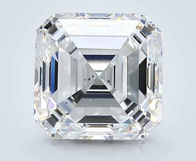 2.52ct E VS2 Rare Carat Ideal Cut Asscher Diamond