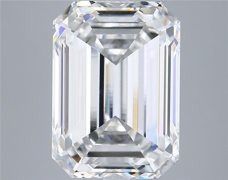 11.01ct G VVS2 Rare Carat Ideal Cut Emerald Lab Grown Diamond