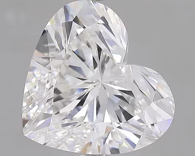7.29ct F VVS2 Rare Carat Ideal Cut Heart Lab Grown Diamond