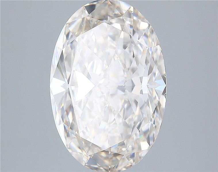 5.41ct H IF Rare Carat Ideal Cut Oval Diamond