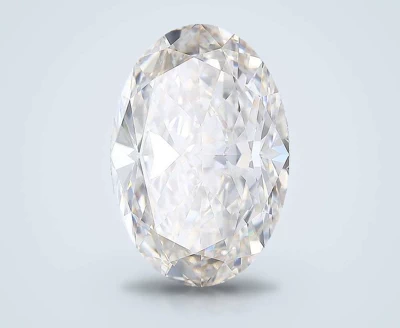 5.41ct H IF Rare Carat Ideal Cut Oval Diamond