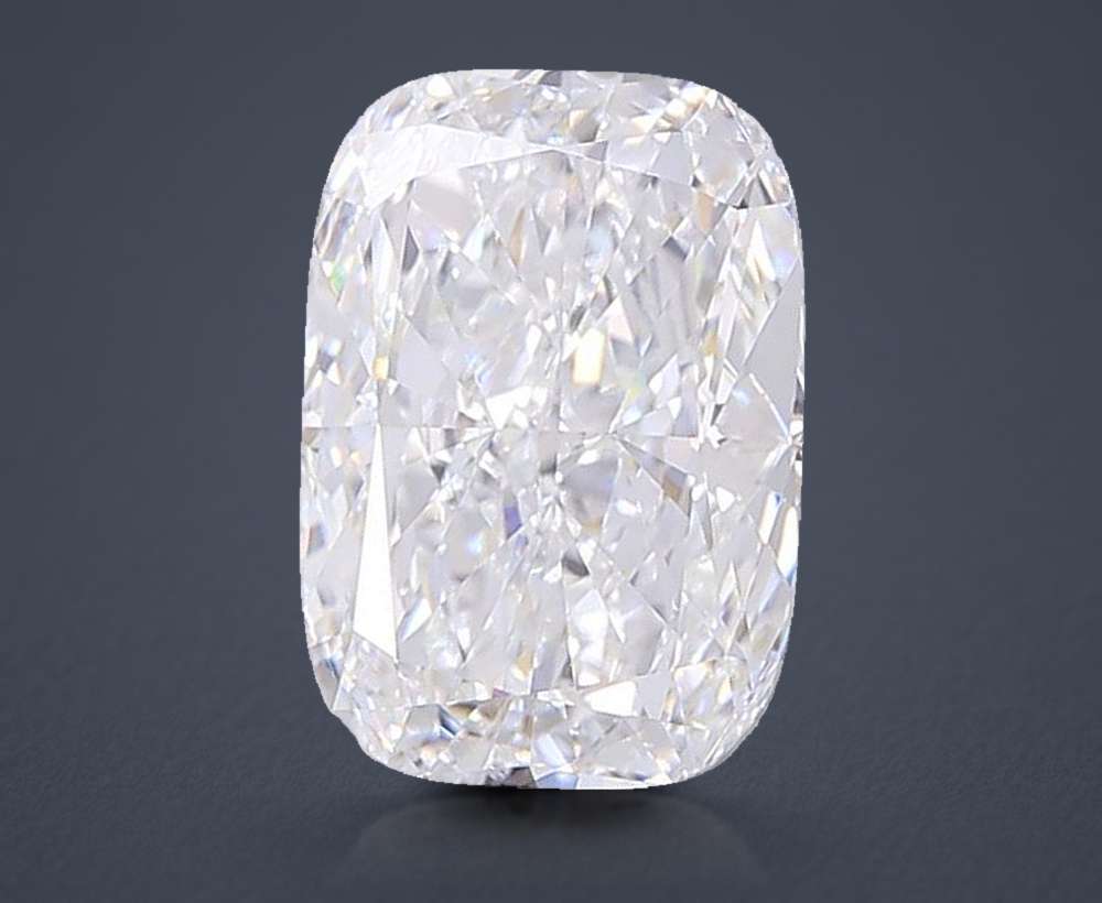 8.01ct E VS1 Rare Carat Ideal Cut Cushion Lab Grown Diamond