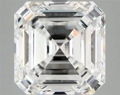 8.01ct E VVS2 Excellent Cut Asscher Lab Grown Diamond