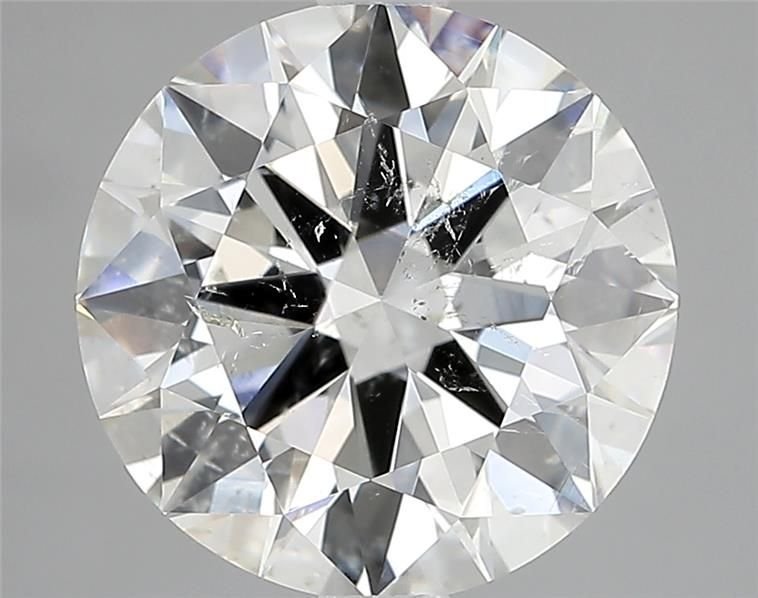 3.52ct K SI2 Rare Carat Ideal Cut Round Diamond