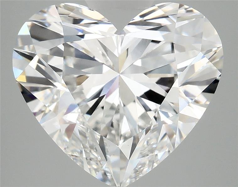 6.07ct E VS1 Rare Carat Ideal Cut Heart Lab Grown Diamond