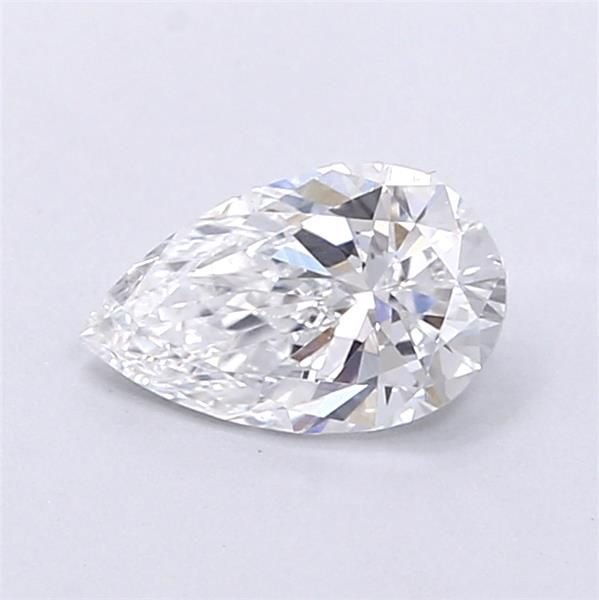 0.59ct D VVS2 Rare Carat Ideal Cut Pear Lab Grown Diamond