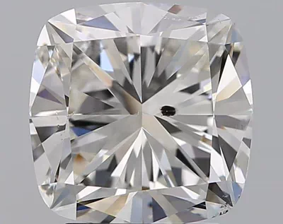 3.21ct G SI2 Rare Carat Ideal Cut Cushion Diamond