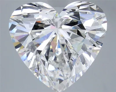 10.07ct F VVS2 Rare Carat Ideal Cut Heart Lab Grown Diamond