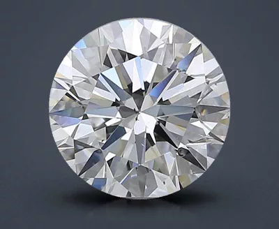 3.01ct F SI2 Rare Carat Ideal Cut Round Diamond