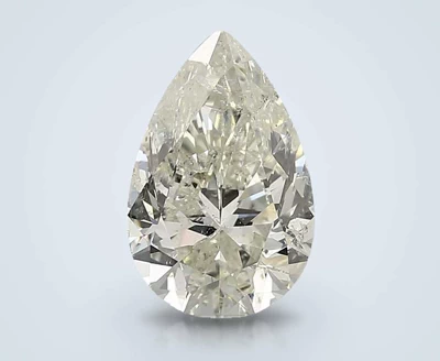3.01ct I SI2 Rare Carat Ideal Cut Pear Diamond