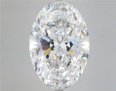 15.01ct F VS2 Rare Carat Ideal Cut Oval Lab Grown Diamond