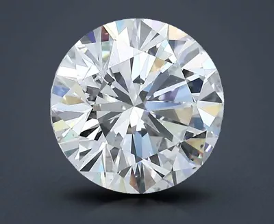 2.45ct F SI2 Rare Carat Ideal Cut Round Diamond