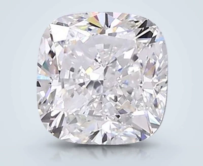 3.18ct E VVS2 Rare Carat Ideal Cut Cushion Lab Grown Diamond