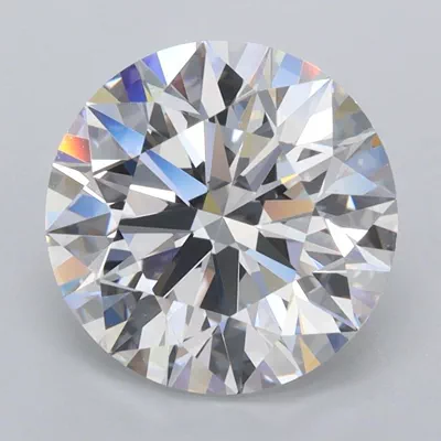 2.88ct D FL Rare Carat Ideal Cut Round Lab Grown Diamond
