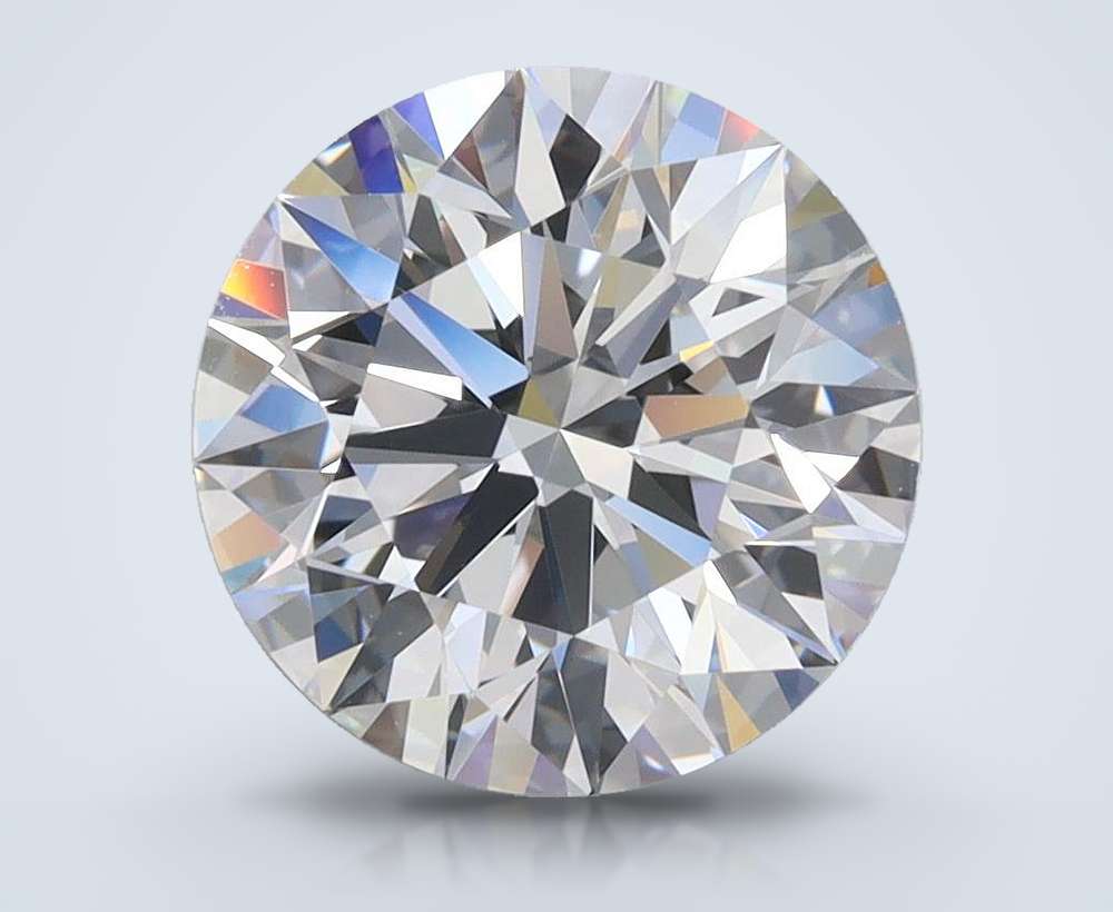 2.88ct D FL Rare Carat Ideal Cut Round Lab Grown Diamond