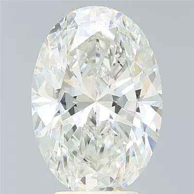 4.70ct H SI1 Rare Carat Ideal Cut Oval Lab Grown Diamond