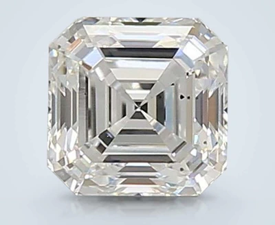 1.02ct E SI1 Rare Carat Ideal Cut Asscher Lab Grown Diamond