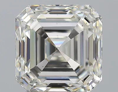2.60ct J VS2 Excellent Cut Asscher Diamond