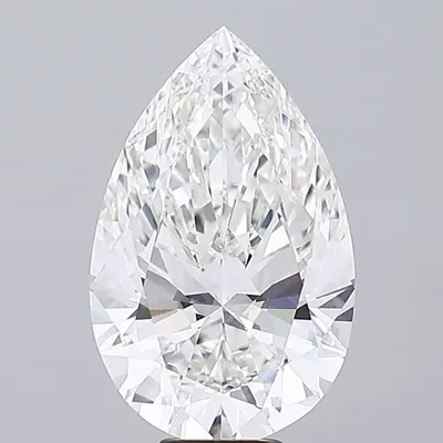 11.06ct F VVS2 Rare Carat Ideal Cut Pear Lab Grown Diamond
