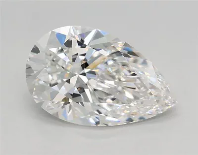 1.43ct E VVS2 Rare Carat Ideal Cut Pear Lab Grown Diamond
