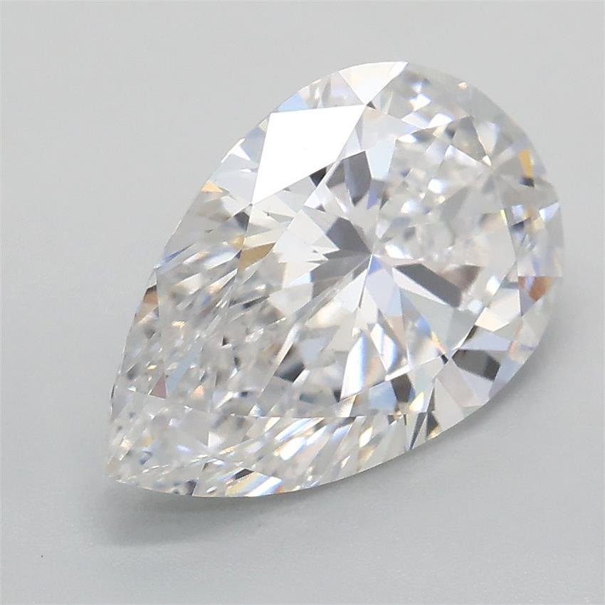 2.08ct E VS1 Rare Carat Ideal Cut Pear Lab Grown Diamond