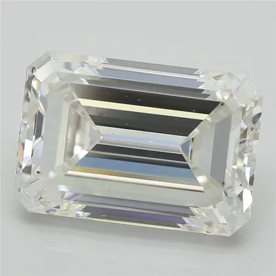 5.20ct G VS1 Excellent Cut Emerald Lab Grown Diamond
