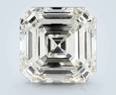 10.63ct G VVS2 Excellent Cut Asscher Lab Grown Diamond