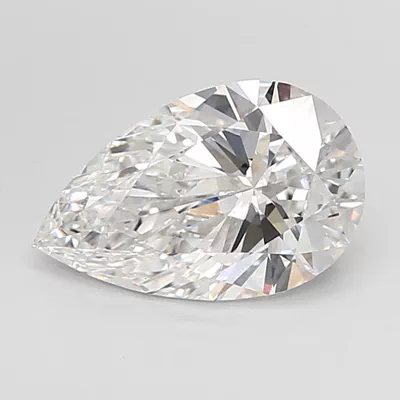 2.53ct E VS1 Rare Carat Ideal Cut Pear Lab Grown Diamond