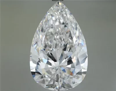 8.01ct F IF Very Good Cut Pear Diamond