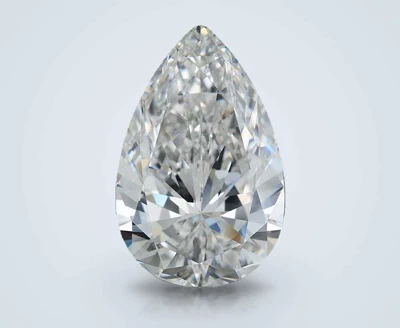 8.01ct F IF Very Good Cut Pear Diamond