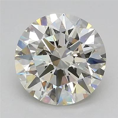 2.21ct I VVS2 Rare Carat Ideal Cut Round Lab Grown Diamond