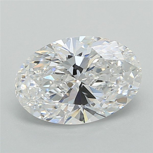 1.54ct E VVS2 Rare Carat Ideal Cut Oval Lab Grown Diamond
