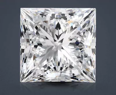 5.09ct E VS2 Rare Carat Ideal Cut Princess Lab Grown Diamond