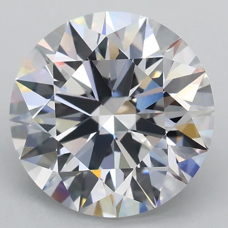 3.09ct D VVS2 Rare Carat Ideal Cut Round Lab Grown Diamond