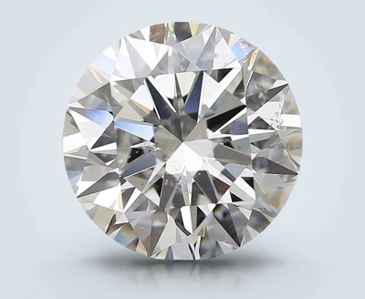 5.07ct H SI2 Rare Carat Ideal Cut Round Diamond