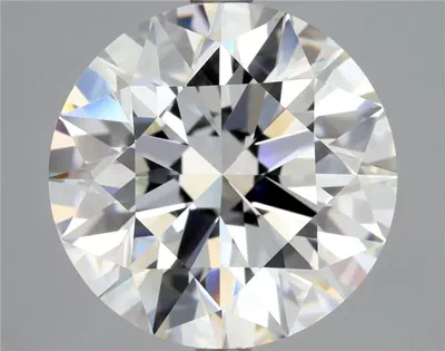 5.01ct H VVS2 Rare Carat Ideal Cut Round Diamond