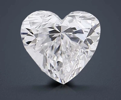 0.26ct E VS2 Very Good Cut Heart Diamond