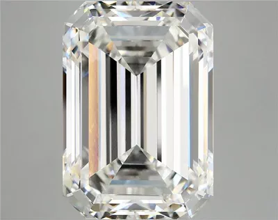 14.08ct F VVS2 Rare Carat Ideal Cut Emerald Lab Grown Diamond