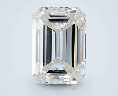 3.05ct F VS1 Rare Carat Ideal Cut Emerald Lab Grown Diamond