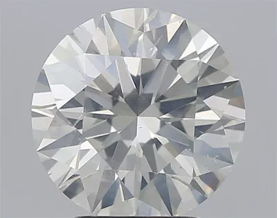 2.91ct J SI2 Ideal Cut Round Diamond